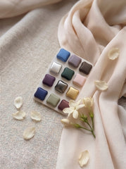 Square Matte Magnetic Hijab Pins – 12 Shades – Rida Online Store